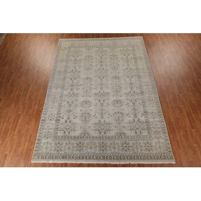 Grand tapis indien fait à la main Oushak 10 x 14