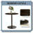 Modern Round Stable Base Small Dining Table