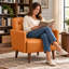Fauteuil capitonné l 29,1 po Couey-1863226170