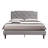 Charming Full Bed In Soft Hues