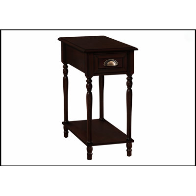 Élégante table d'appoint à 2 niveaux avec rangement, pour les petits espaces et la décoration polyvalente dans les chambres et les salons.