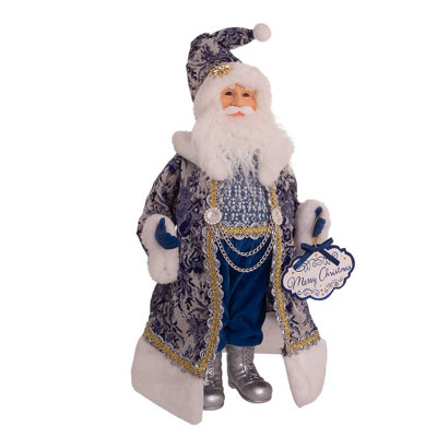 Père Noël tenant