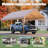 Carports 12X20 Heavy Duty, Rainproof & UV Protected Carport Replacement Canopy, Replacement Canopy Only, Carport Frame Not Included-123277441