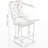 26 Inch Counter Height Bar Stools, Modern Velvet Upholstered with Button Back, Rivet Trim, and Chromed Metal Base for Kitchen Island-2128933912