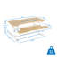 Convertisseur de bureau rectangulaire à hauteur ajustable l 38 po Mount-It