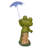 27"H Smiling Frog with Purple Umbrella Statue