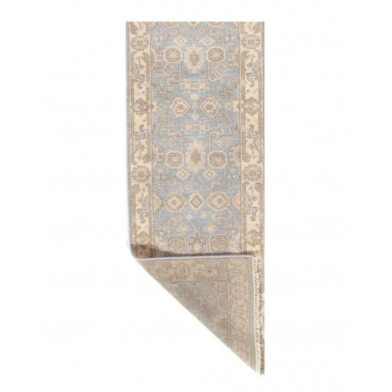 Wool Oriental Area Rug in Blue