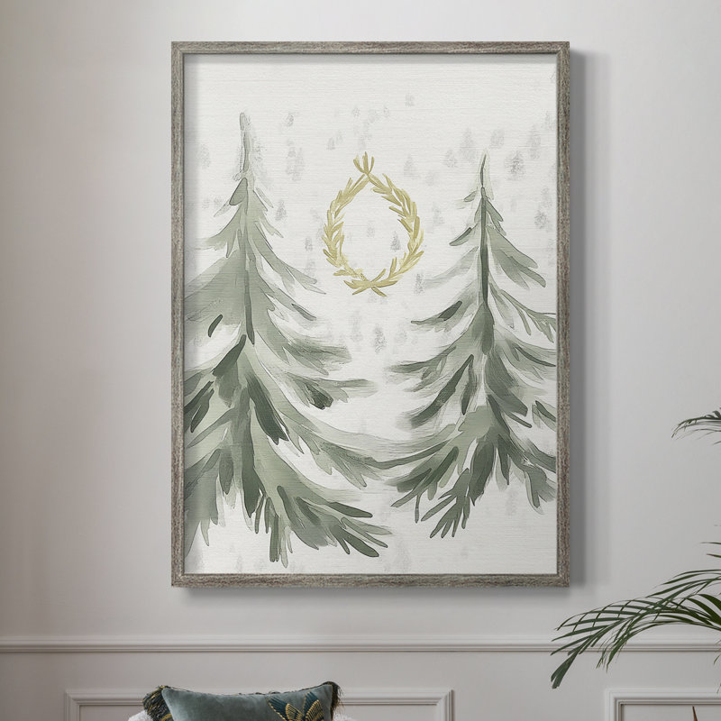 «Christmas Holiday», art encadré en bois massif CECL XXII