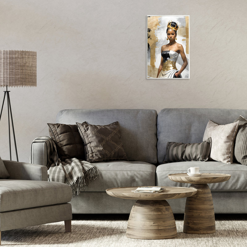 «Glam Abstraction Woman» par Kim Allen, H 15 po x l 10 po