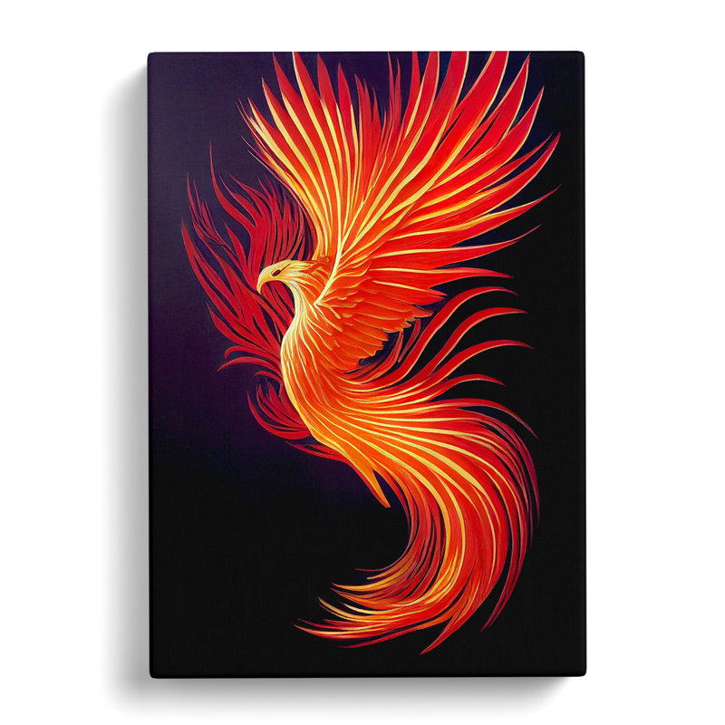 Stantonsburg Phoenix Bird Vol.3 - Wrapped Canvas, 76cm H x 50cm W x 3cm D