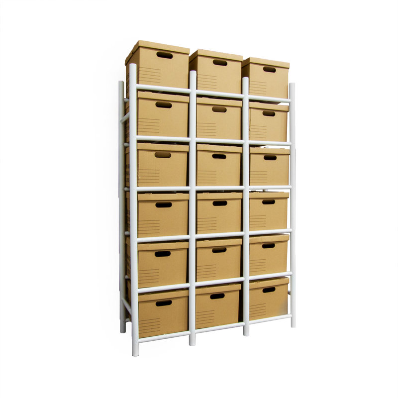 Nesconset 45'' W Plastic Storage Rack