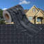 Marmo 19cm H x 7000cm W Grey Polyester Yard/Privacy Fence