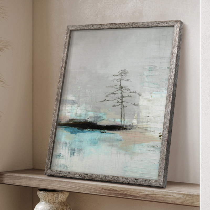 «The Edge of Independence», reproduction encadrée - bois massif, H 21 po x l 17 po