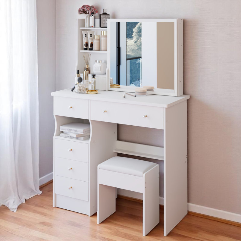 Makeup Vanity, White