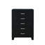 Commode verticale, commode de chambre à coucher avec 5 tiroirs pour le rangement