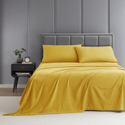 1800 Series Double-Brushed Microfiber Hypoallergenic Sheet Set