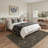 Ariane Floral Machine Washable Green / Black Indoor Area Rug with Non-Slip Backing-1642016761