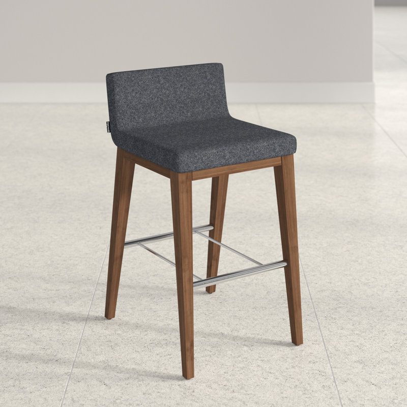 Tabouret de comptoir et de bar Gladwell, Marron foncé, Barre
