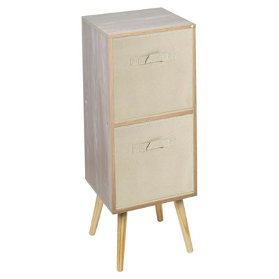 Melvyn 75cm H x 30cm W Wood Cube Bookcase