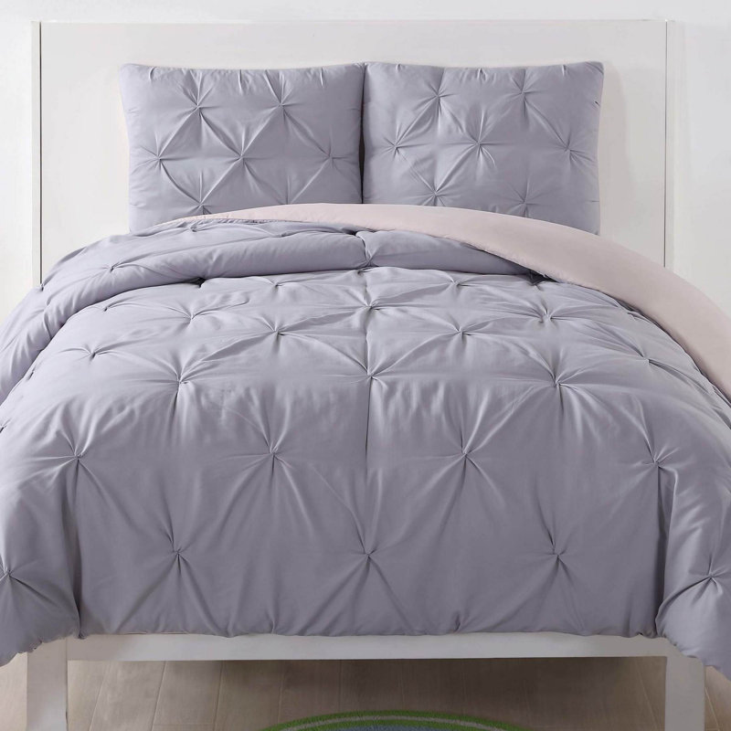 Polyester Bedding, Lavender, Twin Extra Long Duvet Cover + 1 Sham 