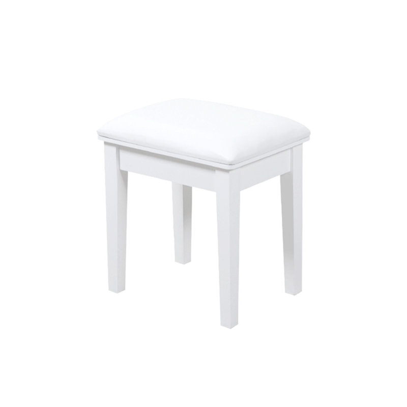 Tabouret de coiffeuse avec coussin et pieds solides