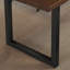 Bureau double caisson rectangulaire en bois massif avec tiroirs-1035479832