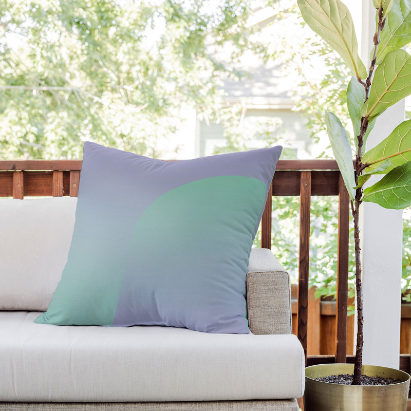  Coussin décoratif intérieur / extérieur en polyester, 26 po x 26 po