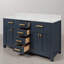 Ensemble de meuble-lavabo double 60 po Minnetrista-88070136