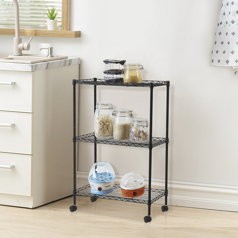 28.35'' H x 19.69'' W Utility Cart with Wheels
