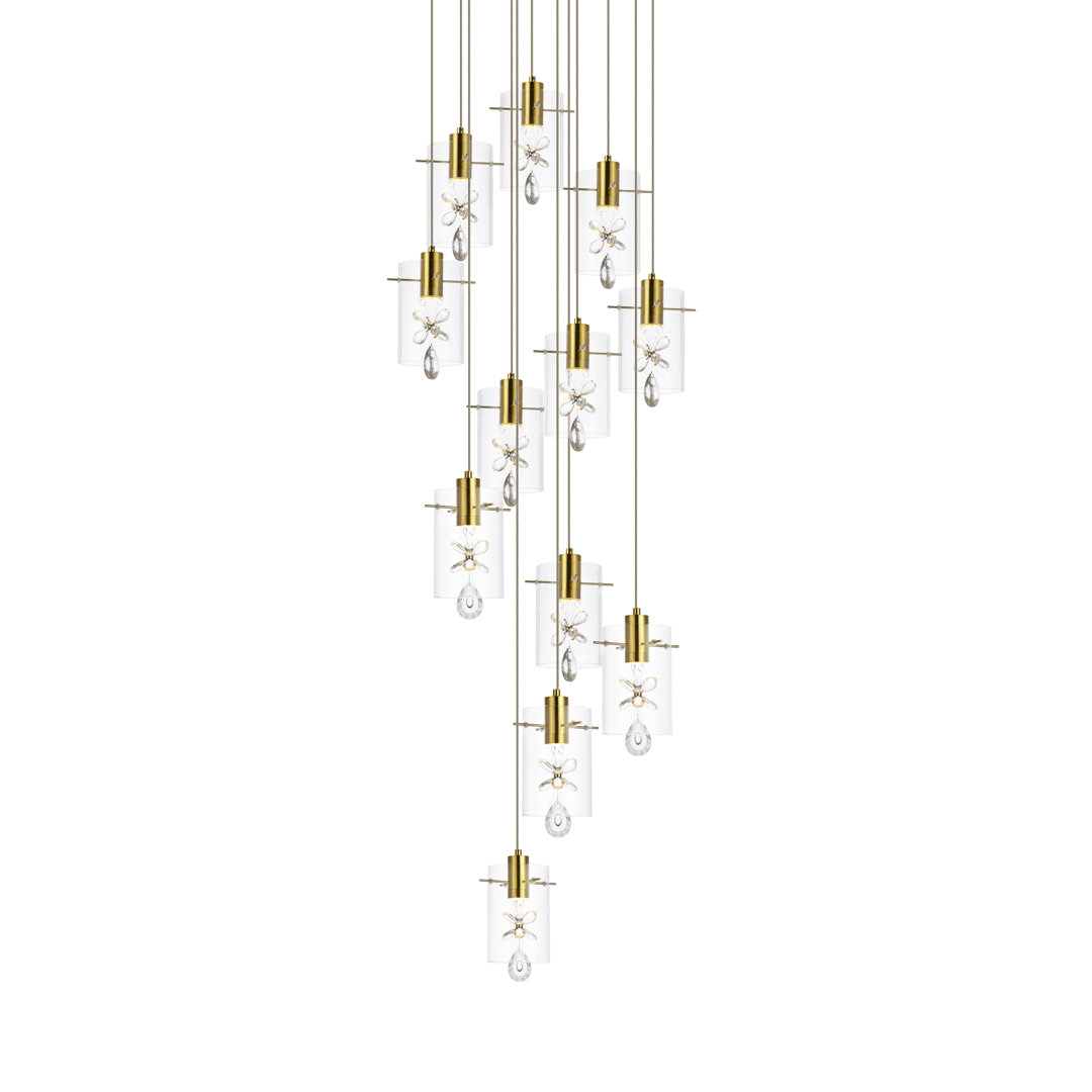 Denning 12 - Light Cluster Jar LED Pendant Rosdorf Park 