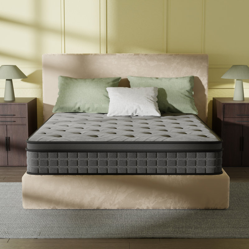 Matelas à ressorts mi-ferme 12 po Evann, 12", Grand lit