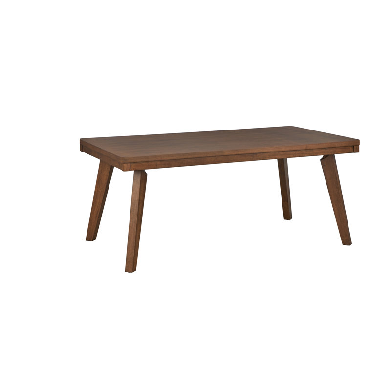 Solid Wood Base Dining Table, Walnut