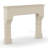 Chantel Cast Stone Fireplace Surround with Standard Hearth-103565205-103565207