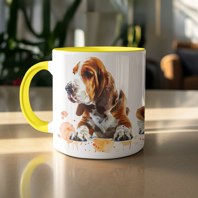 Mug, Yellow, 1