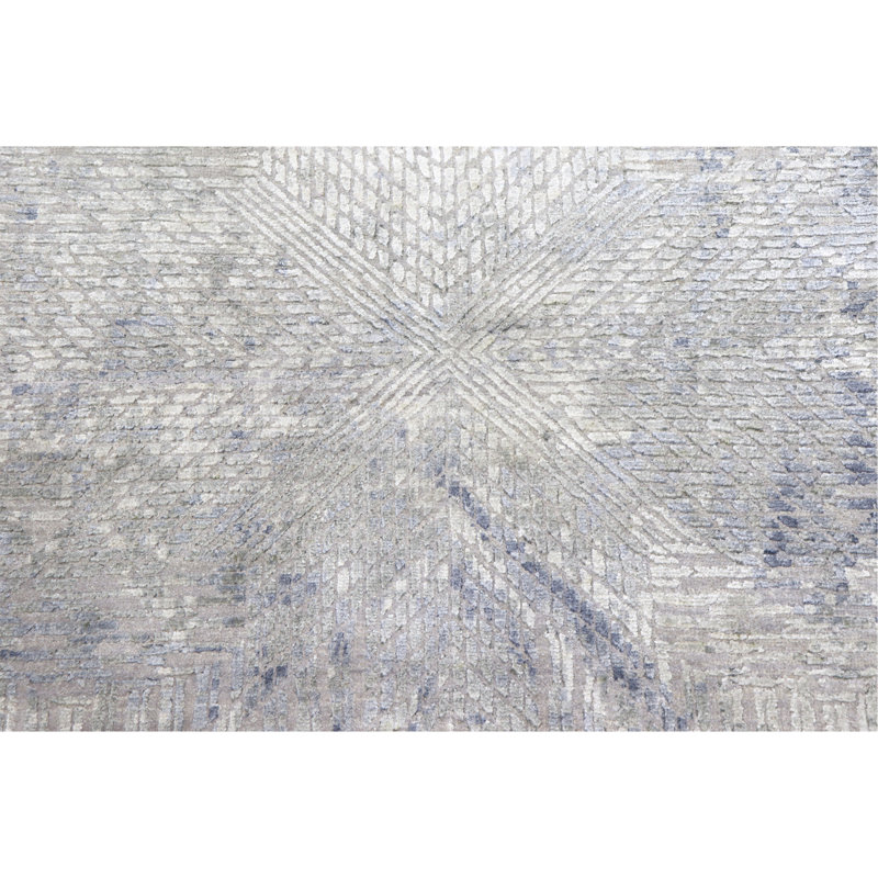 Wool Geometric Area Rug, Rectangle 10' x 14'