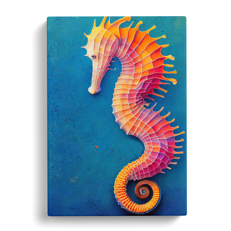 Seahorse Vol.2 - Wrapped Canvas, 50cm H x 35cm W x 3cm D