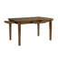 Table de salle à manger à hauteur de comptoir traditionnelle avec 4 tiroirs de rangement en bois au fini cerisier-1747281244