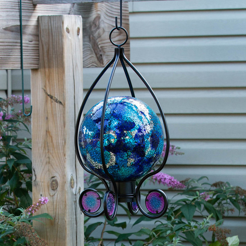Hampton Metal Abstract Gazing Ball Stand