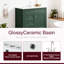 Meuble-lavabo moderne 36 po avec lavabo simple 36 po - 2 tiroirs et un tiroir basculant-1010321240