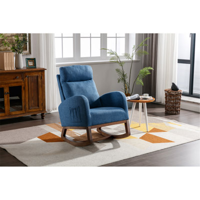 Chaise berçante rembourrée Modern Soft Arm