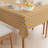 Rectangular Floral Cotton Twill Tablecloth