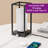 Dimmable Touch Control Table Lamp with USB Ports and Bulb Included