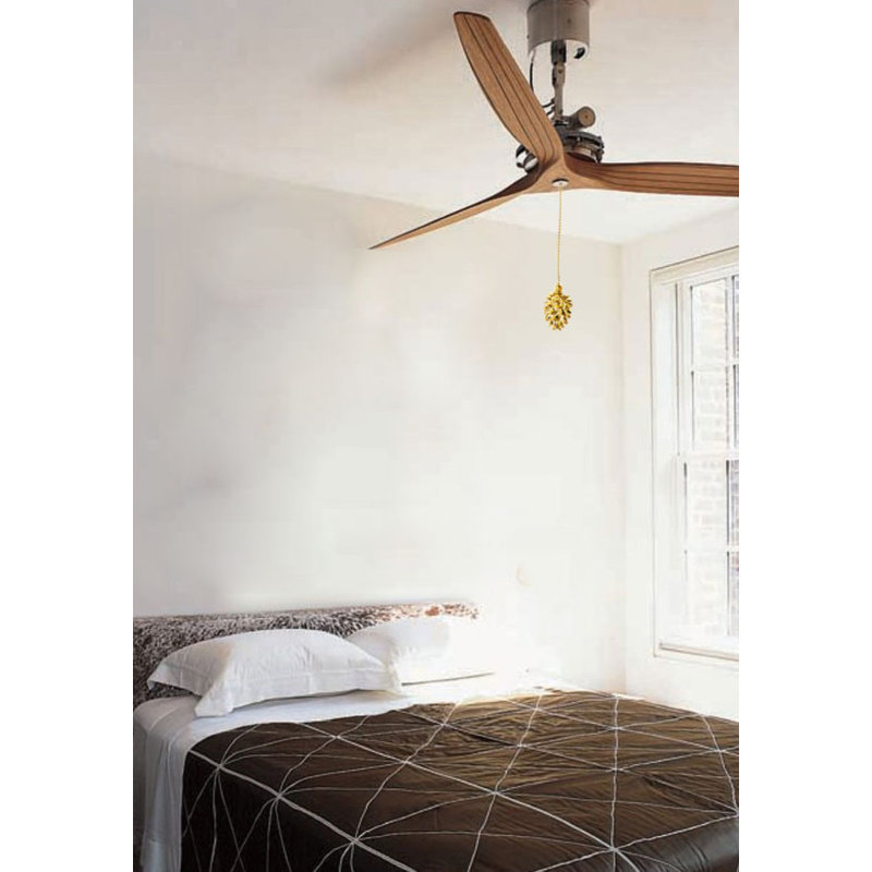 Chaîne de glissement de ventilateur de plafond, Laiton poli