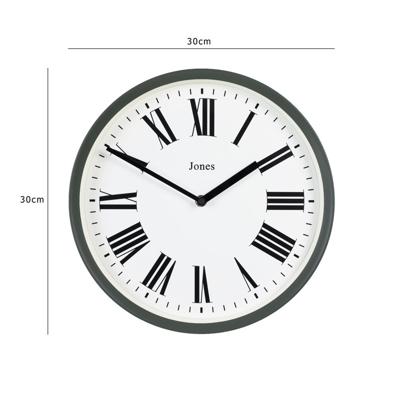 Heartbeat Acrylic Wall Clock, Pale Green