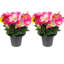 Artificial Silk Flower Grave Pot Memorial - Cemetery Graveside Tribute-1346540335