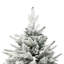  Artificial Christmas Tree Green And White 70.9" PVC