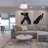 Mager 3-Light Semi Flush Mount with Organza Drum Shade