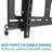 Mount-It Weatherproof TV Wall Mount | Lockable & Tilting 2.1 Low Profile Fits 37 - 80 In. Tvs