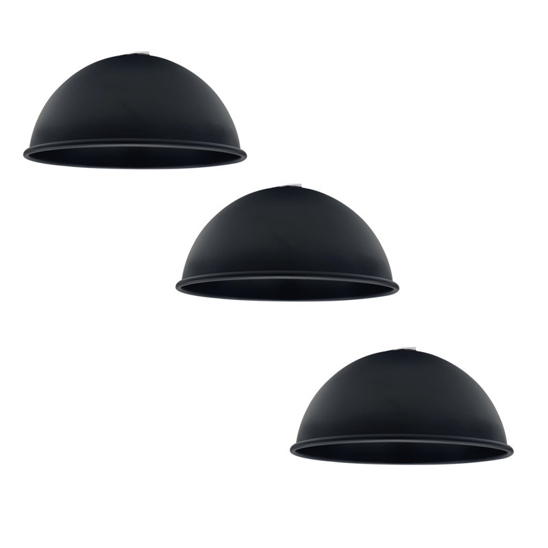 Ashantai 10cm H Metal Lamp Shade ( Uno ), Black