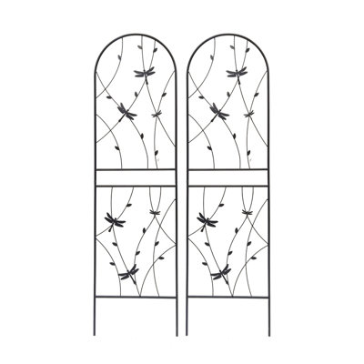 Easy-to-Assemble Metal Garden Trellis with Sturdy Anti-Rust Design for Climbing Plants and Versatile Use